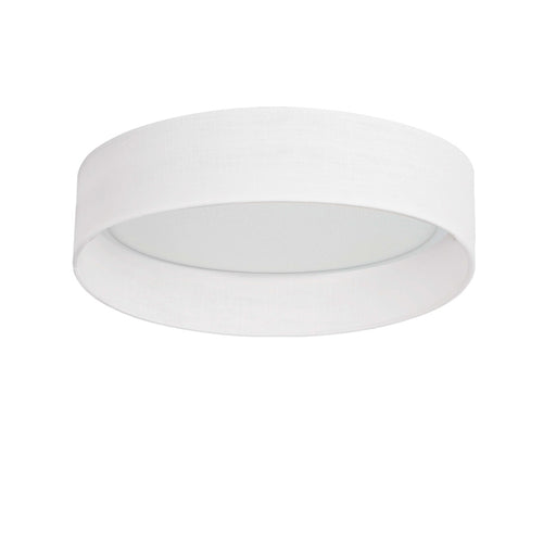 25w 5cct Flushmount, Ivory Shade | KTN-1225LEDFH-198F