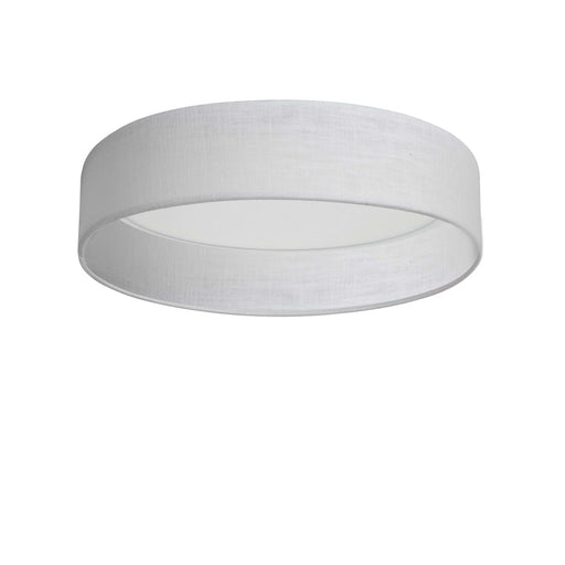 25w 5cct Flushmount, White Shade | KTN-1225LEDFH-2400