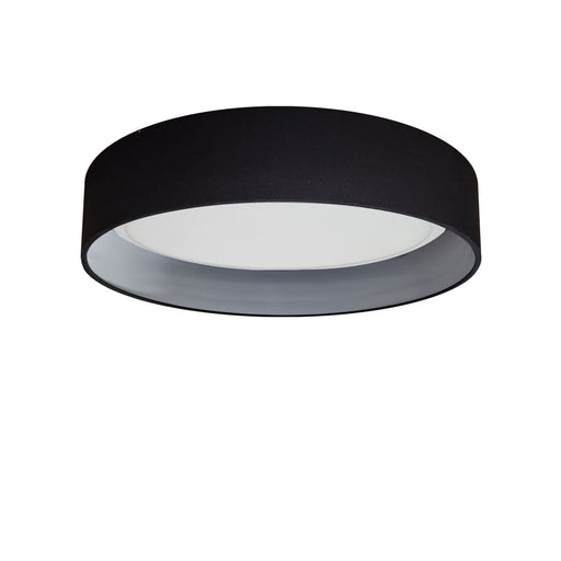 25w 5cct Flushmount, Black Shade | KTN-1225LEDFH-797