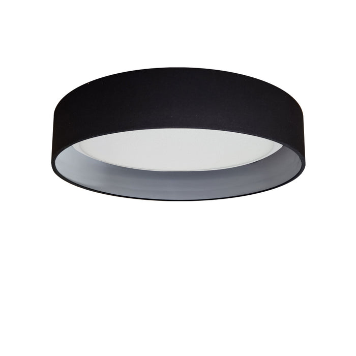 25w 5cct Flushmount, Black Shade | KTN-1225LEDFH-797