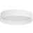 30w 5cct Flushmount, Ivory Shade | KTN-1630LEDFH-198F