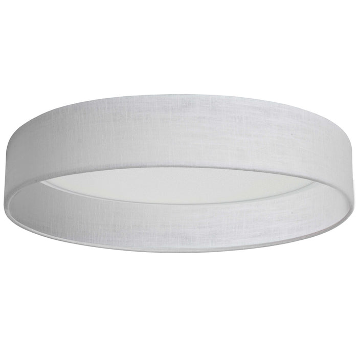 30w 5cct Flushmount, White Shade | KTN-1630LEDFH-2400