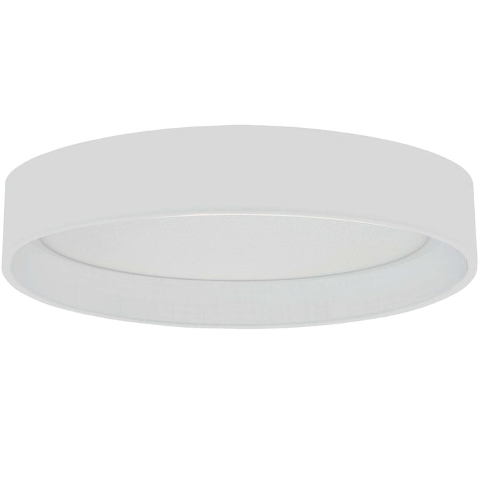30w 5cct Flushmount, White Shade | KTN-1630LEDFH-790