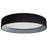 30w 5cct Flushmount, Black Shade | KTN-1630LEDFH-797