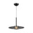 Kuzco Lighting Inc Kyoto 17-in Black/Smoked Glass LED Pendant