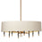  8 Light  Incandescent Chandelier, Vb W/ Cream Shade | LAN-408HC-VB-CRM