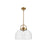 Lancaster 15-in Aged Gold 1 Light Pendant | PD461101AG