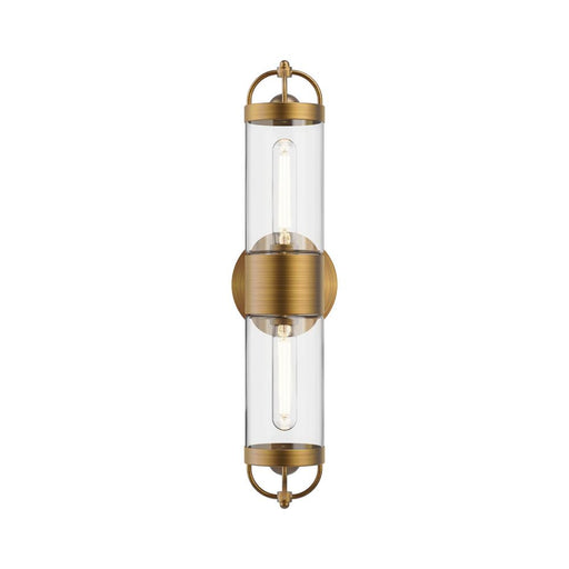 Lancaster 5-in Aged Gold 2 Lights Wall/vanity | WV461102AG