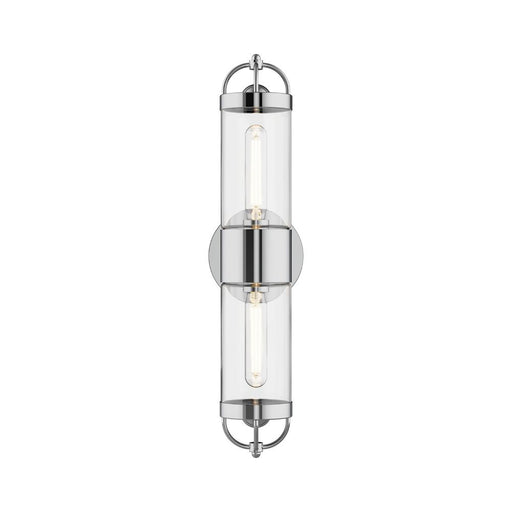Lancaster 5-in Chrome 2 Lights Wall/vanity | WV461102CH