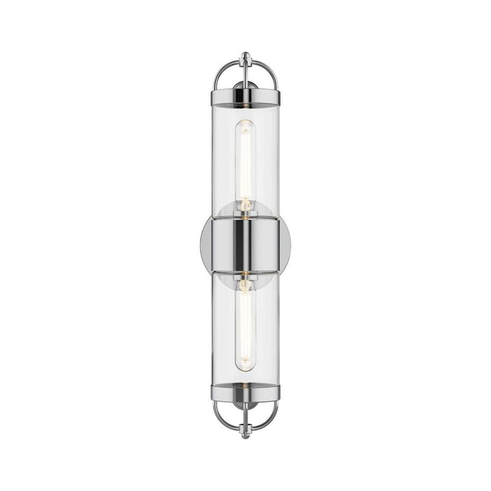 Lancaster 5-in Chrome 2 Lights Wall/vanity | WV461102CH