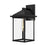 Larchmont 6-in Clear Glass/textured Black 1 Light Exterior Wall Sconce | EW552007BKCL