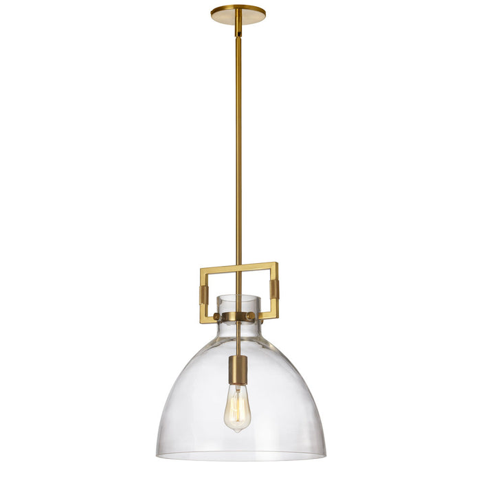 1lt Pendant, Aged Brass Finish | LBY-141P-AGB