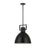 1lt Incandescent Pendant, Mb W/ Mb Metal Shade | LBY-141P-MB-MB