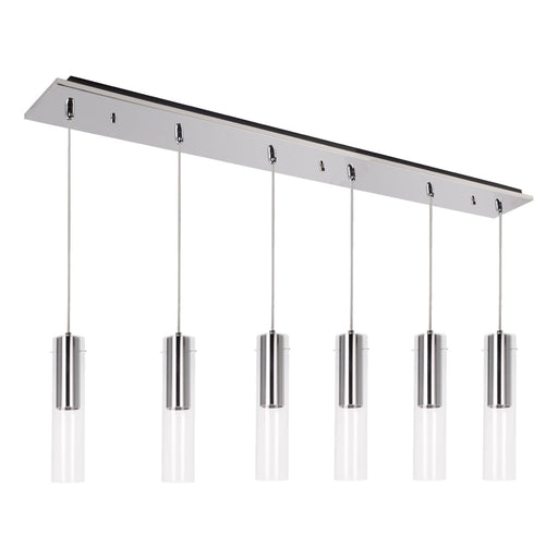 Lena 41-in Chrome 6-light Multi Pendant | MP21703CH-06