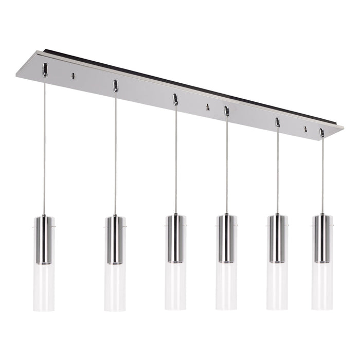 Lena 41-in Chrome 6-light Multi Pendant | MP21703CH-06