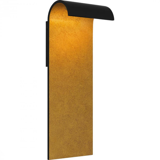 Lunar Integrated Led Matte Black Outdoor Wall Lantern | LNR8408MBK