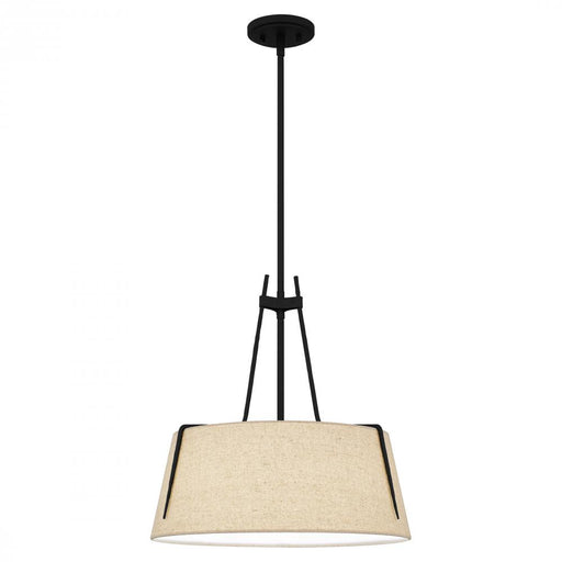 Leona 3-light Matte Black Pendant Light | LOA2818MBK