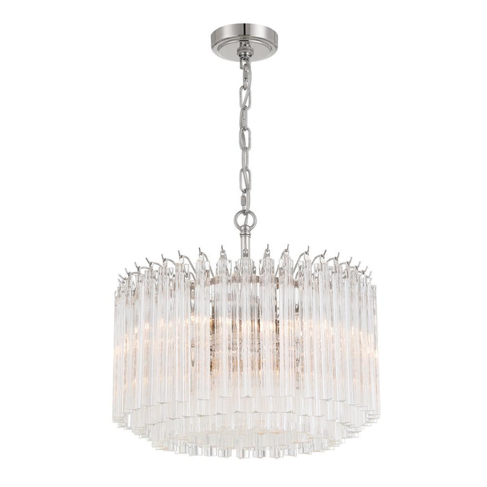 Lofton 5 Light Polished Nickel Chandelier | LOF-5005-PN