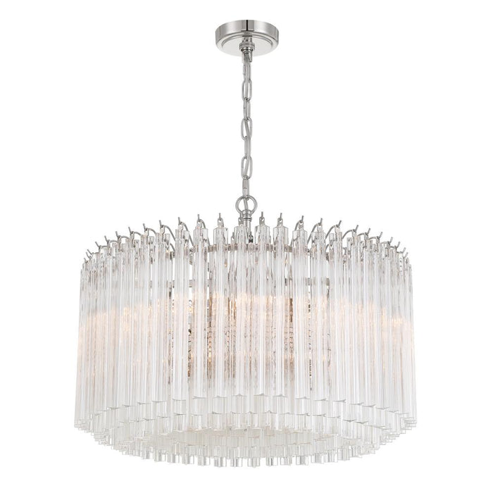 Lofton 7 Light Polished Nickel Chandelier | LOF-5007-PN