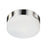 Lomita 12-in Brushed Nickel 2 Lights Flush Mount | 52022BN