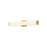 Kuzco Lighting Inc Longitude 24-in Brushed Gold LED Vanity