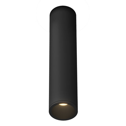 Lorna 11-in (2-in Dia.) 36 Degree Optic Black Led Flush Mount | LD2-FM12W12-3036-BK-UNV-010