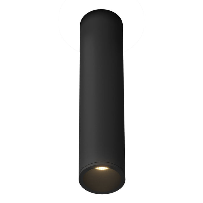 Lorna 11-in (2-in Dia.) 36 Degree Optic Black Led Flush Mount | LD2-FM12W12-3036-BK-UNV-010