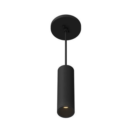 Lorna 8-in (2-in Dia.) 36 Degree Optic Black Led Pendant | LD2-PD08W10-3036-BK-UNV-010