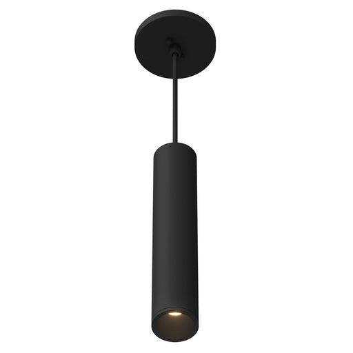 Lorna 12-in (2-in Dia.) 36 Degree Optic Black Led Pendant | LD2-PD12W12-3036-BK-UNV-010