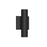 Lorna 9-in (2-in Dia.) 36 Degree Optic Black Led Wall Sconce Up/down Light | LD2-UD09W14-3036-BK-UNV-010