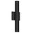 Lorna 16-in (2-in Dia.) 36 Degree Optic Black Led Wall Sconce Up/down Light | LD2-UD16W24-3036-BK-UNV-010