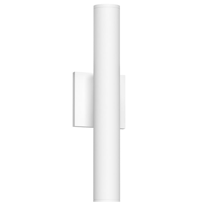 Lorna 16-in (2-in Dia.) 36 Degree Optic White Led Wall Sconce Up/down Light | LD2-UD16W24-3036-WH-UNV-010