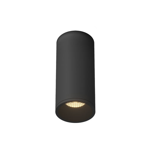 Lorna 7-in (3-in Dia.) 36 Degree Optic Black Led Flush Mount | LD3-FM08W14-3036-BK-UNV-010