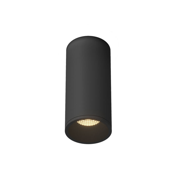 Lorna 7-in (3-in Dia.) 36 Degree Optic Black Led Flush Mount | LD3-FM08W14-3036-BK-UNV-010