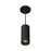 Lorna 8-in (3-in Dia.) 36 Degree Optic Black Led Pendant | LD3-PD08W14-3036-BK-UNV-010