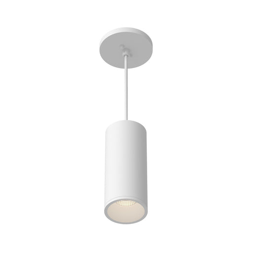 Lorna 8-in (3-in Dia.) 36 Degree Optic White Led Pendant | LD3-PD08W14-3036-WH-UNV-010