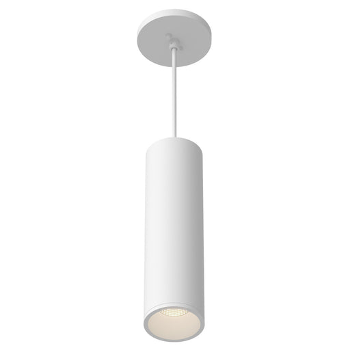 Lorna 12-in (3-in Dia.) 36 Degree Optic White Led Pendant | LD3-PD12W18-3036-WH-UNV-010