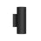 Lorna 9-in (3-in Dia.) 36 Degree Optic Black Led Wall Sconce Up/down Light | LD3-UD09W20-3036-BK-UNV-010