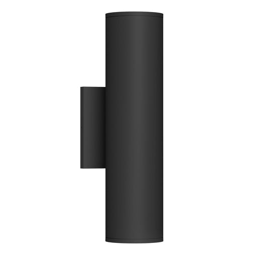 Lorna 12-in (3-in Dia.) 36 Degree Optic Black Led Wall Sconce Up/down Light | LD3-UD12W24-3036-BK-UNV-010
