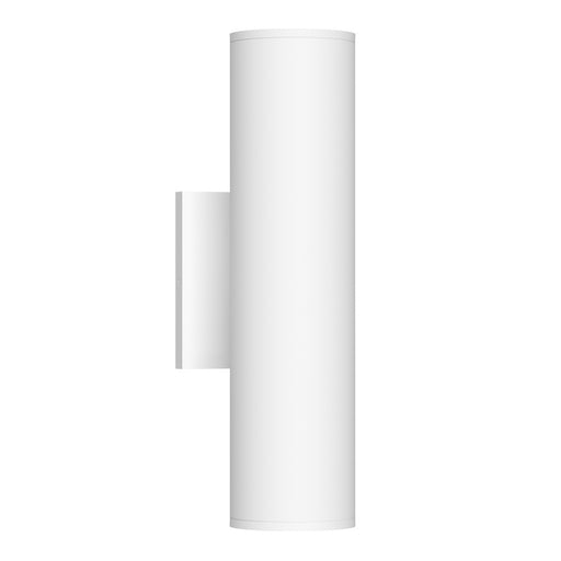 Lorna 12-in (3-in Dia.) 36 Degree Optic White Led Wall Sconce Up/down Light | LD3-UD12W24-3036-WH-UNV-010