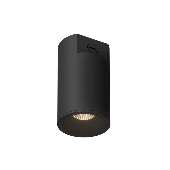 Lorna 8-in (4-in Dia.) 36 Degree Optic Black Led Concrete Ceiling Mount | LD4-CC06W18-3036-BK-UNV-010