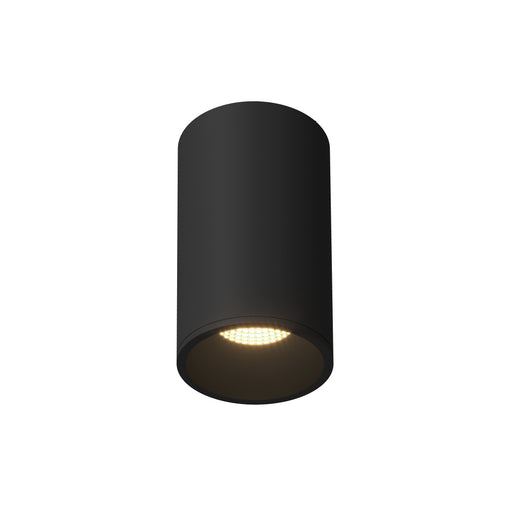 Lorna 8-in (4-in Dia.) 36 Degree Optic Black Led Flush Mount | LD4-FM08W20-3036-BK-UNV-010