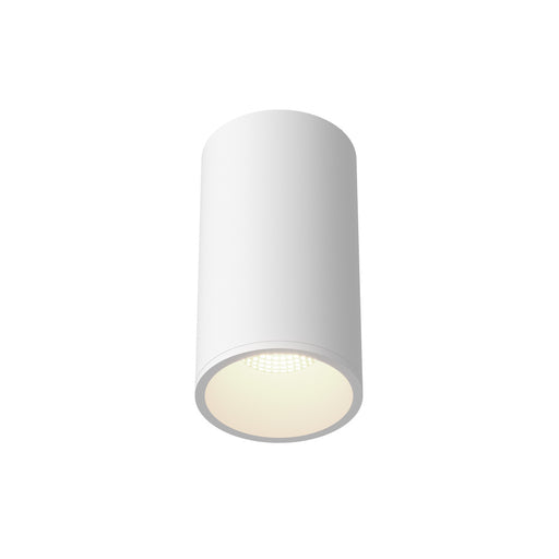 Lorna 8-in (4-in Dia.) 36 Degree Optic White Led Flush Mount | LD4-FM08W20-3036-WH-UNV-010