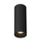 Lorna 12-in (4-in Dia.) 36 Degree Optic Black Led Flush Mount | LD4-FM12W24-3036-BK-UNV-010