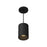 Lorna 6-in (4-in Dia.) 36 Degree Optic Black Led Pendant | LD4-PD06W18-3036-BK-UNV-010