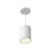 Lorna 6-in (4-in Dia.) 36 Degree Optic White Led Pendant | LD4-PD06W18-3036-WH-UNV-010