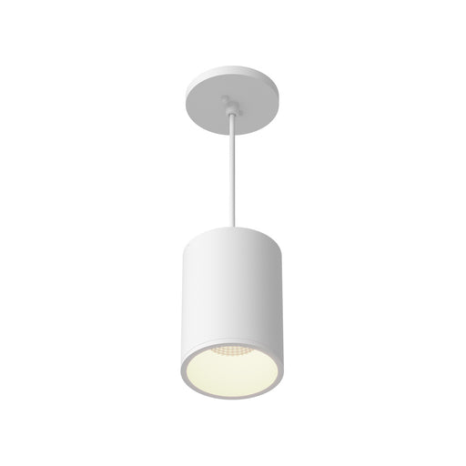 Lorna 6-in (4-in Dia.) 36 Degree Optic White Led Pendant | LD4-PD06W18-3036-WH-UNV-010