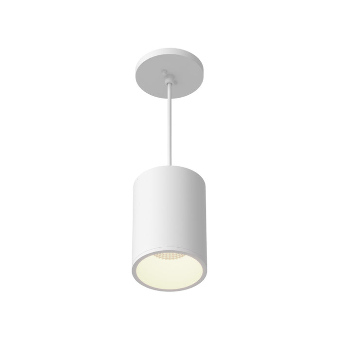 Lorna 6-in (4-in Dia.) 36 Degree Optic White Led Pendant | LD4-PD06W18-3036-WH-UNV-010