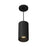Lorna 8-in (4-in Dia.) 36 Degree Optic Black Led Pendant | LD4-PD08W20-3036-BK-UNV-010