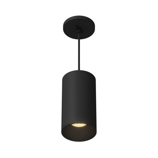 Lorna 8-in (4-in Dia.) 36 Degree Optic Black Led Pendant | LD4-PD08W20-3036-BK-UNV-010